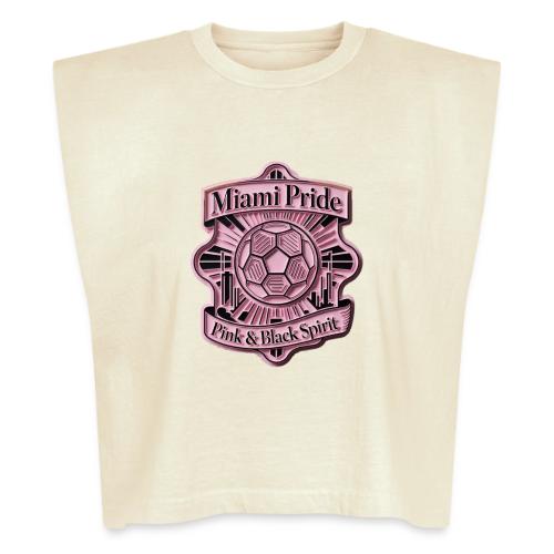Miami City Pride T Shirt, Vibrant City Pride Gift - Washed Women´s Muscle Tank Top