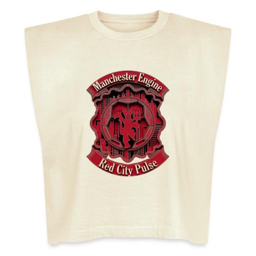 Red Manchester T Shirt, Red Soccer City Pride Gift - Washed Women´s Muscle Tank Top