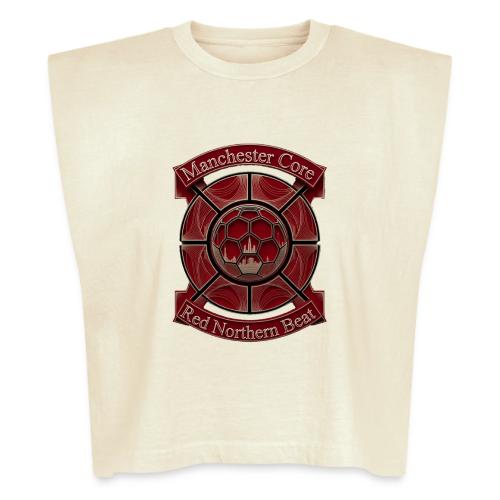 Manchester Is Red T Shirt, Soccer City Pride Gift - Washed Women´s Muscle Tank Top