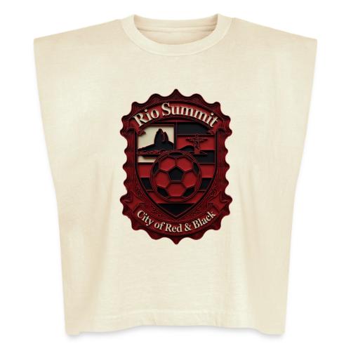 Flamengo Scarlet Summit T-Shirt, Football Gift - Washed Women´s Muscle Tank Top