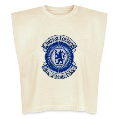 Chelsea Fortress T Shirt, Soccer City Pride Gift - Washed Women´s Muscle Tank Top