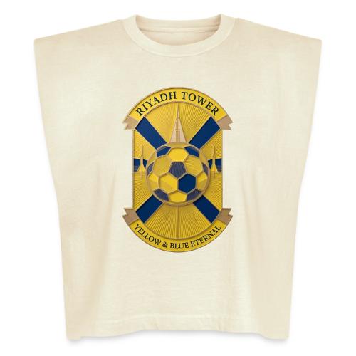 Riyadh Tower T Shirt, Football City Pride Gift - Washed Women´s Muscle Tank Top