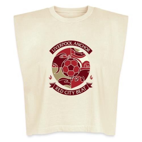 Liverpool Anchor T Shirt, Soccer City Pride Gift - Washed Women´s Muscle Tank Top