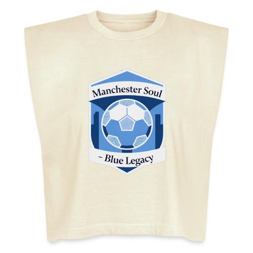 Manchester Soul Soccer City Emblem T Shirt, Gift - Washed Women´s Muscle Tank Top