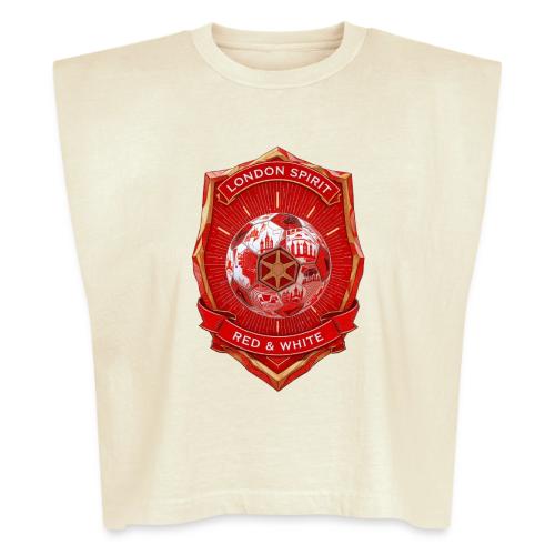 London is Red T Shirt, Football City Pride Gift - Washed Women´s Muscle Tank Top