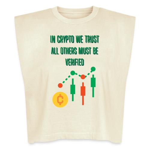 Sarcastic Bitcoin Investor T-shirt - Washed Women´s Muscle Tank Top