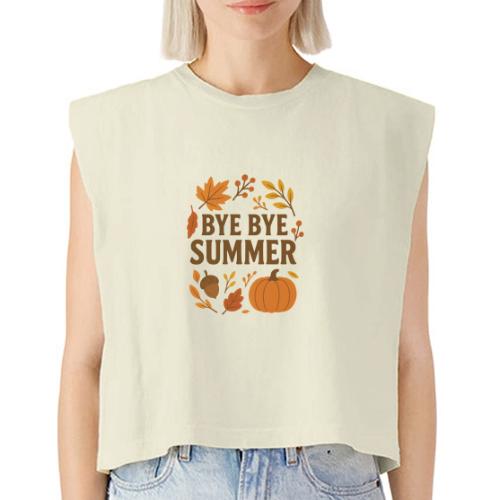 Bye Bye Summer - Washed Women´s Muscle Tank Top