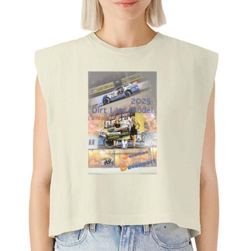 Jonathan Davenport DLM Eldora Speedway 2025 - Washed Women´s Muscle Tank Top