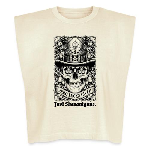 Salty Shamrock Skull T-Shirt - Washed Women´s Muscle Tank Top
