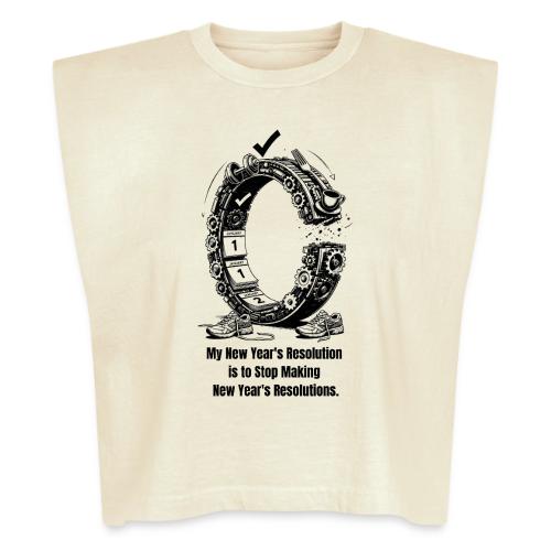 The Resolution Loop - Sarcastic New Year's T-Shirt - Washed Women´s Muscle Tank Top