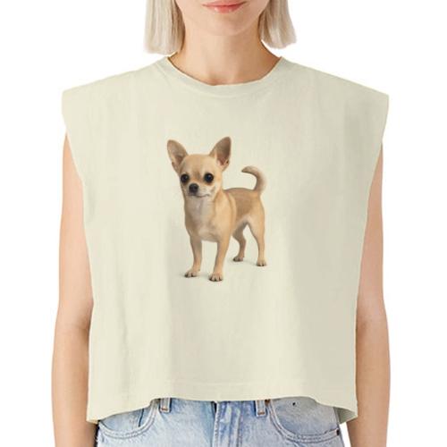 Chihuahua - Washed Women´s Muscle Tank Top