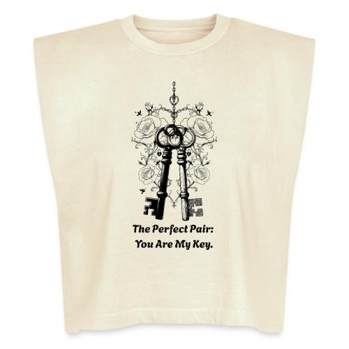 Valentine love keys - Washed Women´s Muscle Tank Top