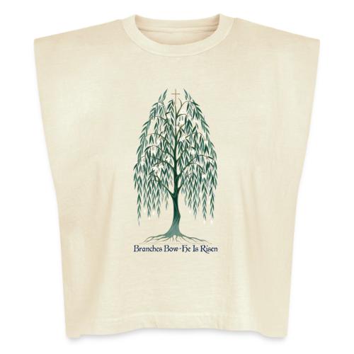Easter Branches Bow Willow T Shirt, Easter Gift - Washed Women´s Muscle Tank Top