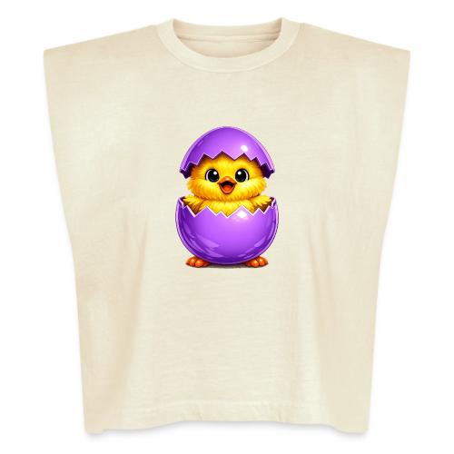 Easter Chick Purple - Washed Women´s Muscle Tank Top