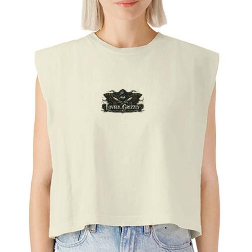 Lovely Grizzly logo - Washed Women´s Muscle Tank Top