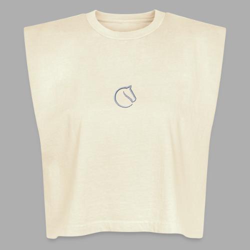 embroidered logo - Washed Women´s Muscle Tank Top