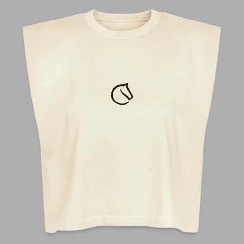 embroidered horsey! - Washed Women´s Muscle Tank Top