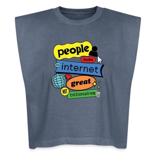 People Make the Internet Great - Blobby Multicolor - Washed Women´s Muscle Tank Top
