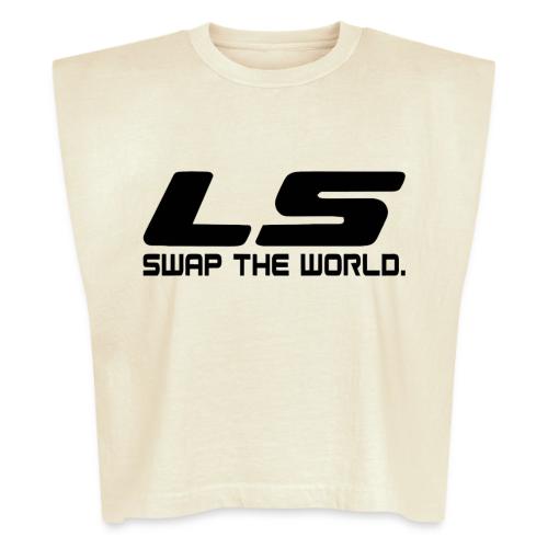 LS Swap The WORLD (Back and Front) - Washed Women´s Muscle Tank Top