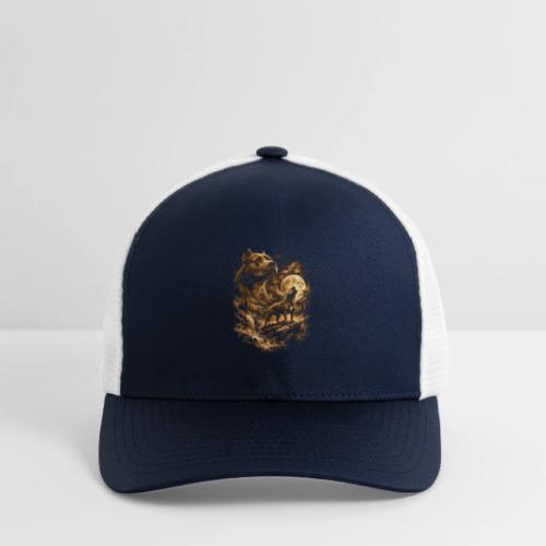 Pit Bull Howling Moon Fantasy Forest Tee - Flexfit Fitted Baseball Cap