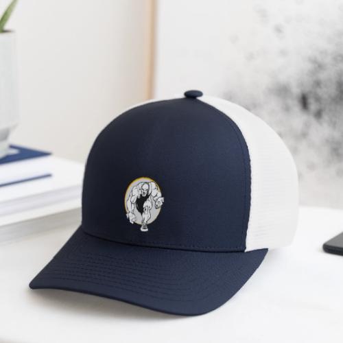 Wrestling is Life - bw - Flexfit Fitted Baseball Cap