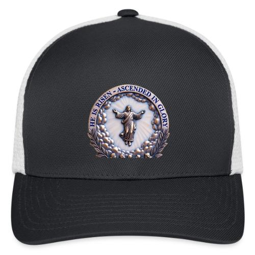 He Is Risen Ascended In Glory T Shirt, Gift - Flexfit Fitted Baseball Cap