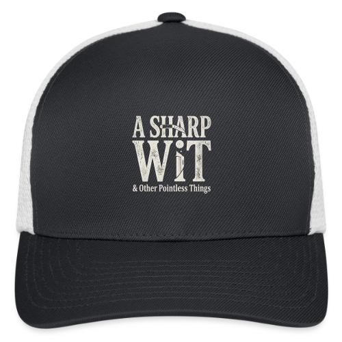 A Sharp Wit & Other Pointless Things - Knife Pun - Flexfit Fitted Baseball Cap