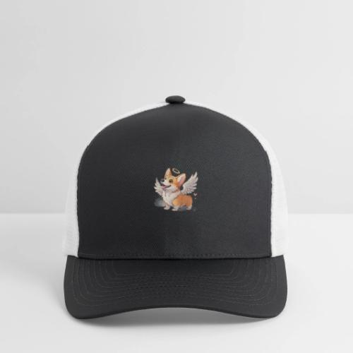 Angel Wings Corgi - Flexfit Fitted Baseball Cap