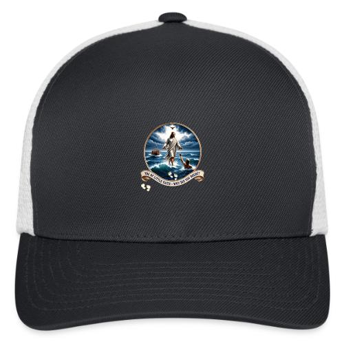 Walking On Water Faith T Shirt, Christian Miracle - Flexfit Fitted Baseball Cap