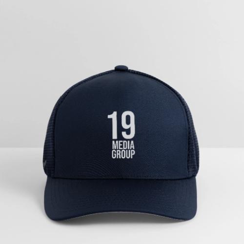 19 Media Group Logo - Flexfit Fitted Baseball Cap