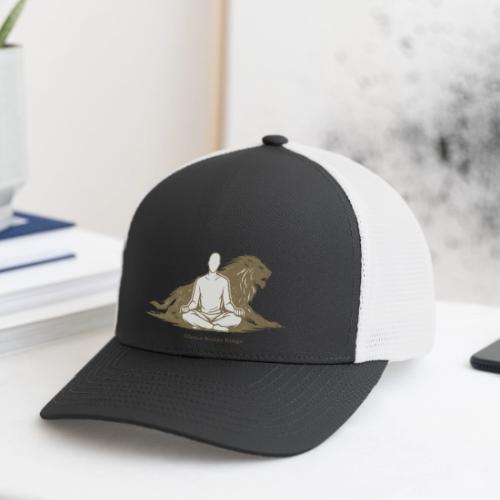 Silence Builds Kings Meditation Lion - Flexfit Fitted Baseball Cap