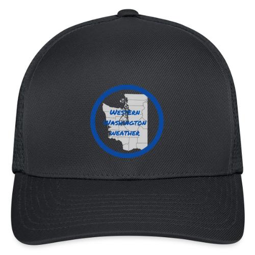 Western Washington Weather Logo - Flexfit Fitted Baseball Cap