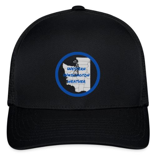 Western Washington Weather Logo - Flexfit Fitted Baseball Cap