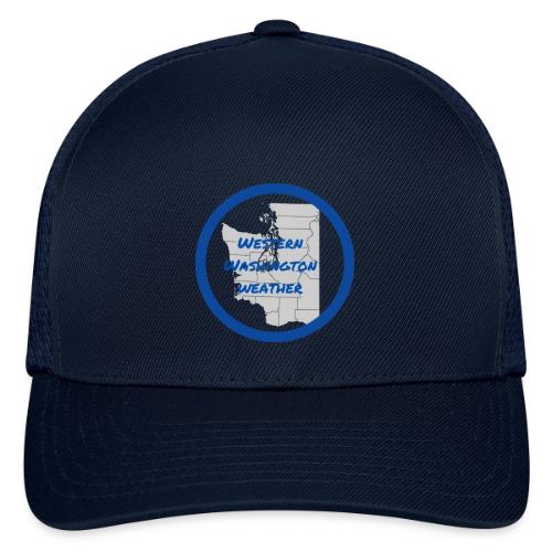 Western Washington Weather Logo - Flexfit Fitted Baseball Cap