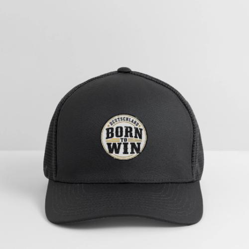 Germany Soccer Watch Party Shirt — Born To Win - Flexfit Fitted Baseball Cap