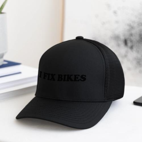 i fix bikes - Flexfit Fitted Baseball Cap