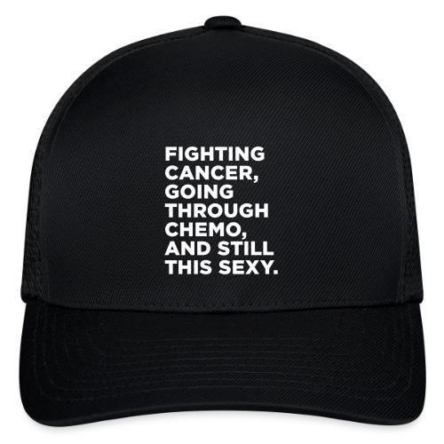 Cancer Fighter Quote - Flexfit Fitted Baseball Cap