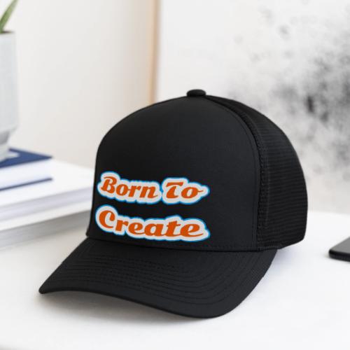 Born to Create — Creative Soul Script - Flexfit Fitted Baseball Cap