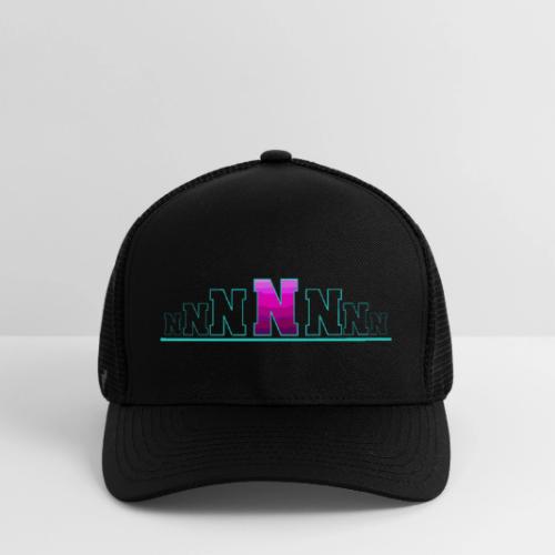 Letter N – Capital Varsity Alphabet Monogram - Flexfit Fitted Baseball Cap
