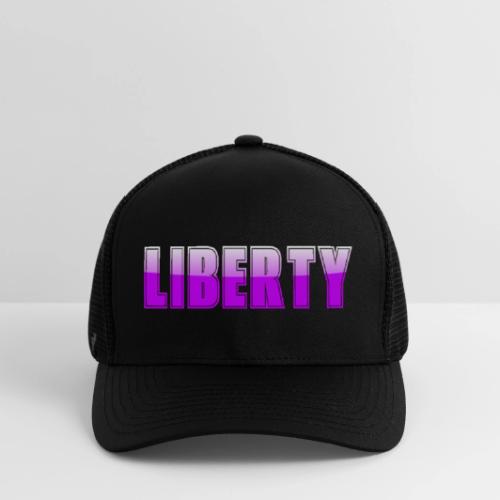 Liberty Typography Graphic Design - Flexfit Fitted Baseball Cap