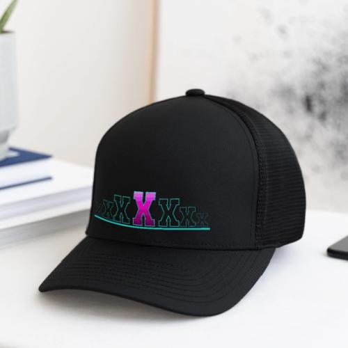 Letter X – Capital Varsity Alphabet Monogram - Flexfit Fitted Baseball Cap