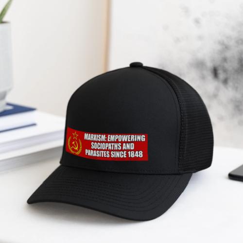 Marxism Empowers Psychopaths (Long) - Flexfit Fitted Baseball Cap