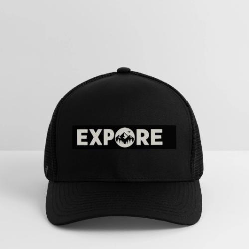 Adventure Oxygen Nature Mountain Forest Typography - Flexfit Fitted Baseball Cap