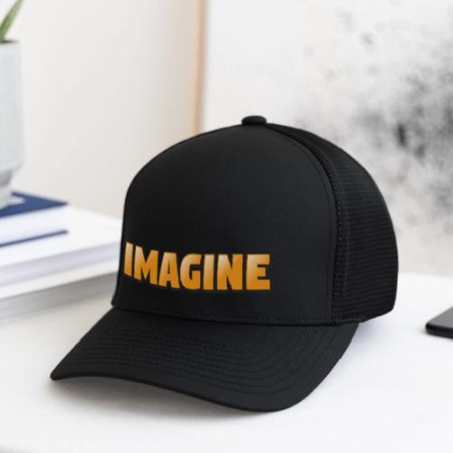 Imagine Word Art – Creative Gradient Design - Flexfit Fitted Baseball Cap