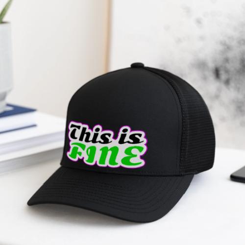 This Is Fine Balance - Flexfit Fitted Baseball Cap