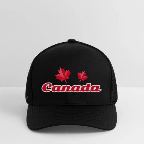 Canada with two maple leaves - Flexfit Fitted Baseball Cap