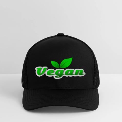 Pure Vegan Leaves - Flexfit Fitted Baseball Cap