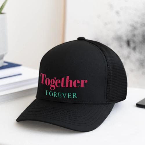 Together Forever Love Quote Design - Flexfit Fitted Baseball Cap