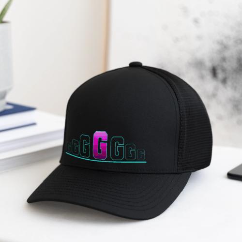 Letter G – Capital Varsity Alphabet Monogram - Flexfit Fitted Baseball Cap