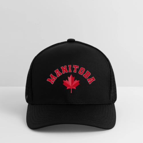 Manitoba with maple leaf - Flexfit Fitted Baseball Cap